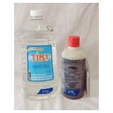 (1)Tiki Fuel 128oz (1)Mustang Insecticide 1qt