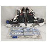 Bauer Ice Skates (2)Hockey Guards(2)Fig Guards