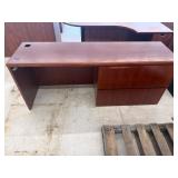 Wood Desk with 2- Large File Drawers 20ï¿½x72ï¿½x29ï¿½