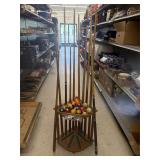 Billiard Stand & Sticks ï¿½ Ball ï¿½ Triangle & Chalk