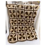 Granny Square Crotched Blanket 56ï¿½x82ï¿½