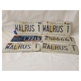 (6) License Plate Lot