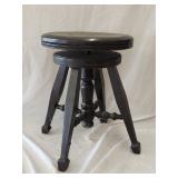 Vintage Wooden Piano Stool 18.5'H