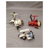 3 fishing reels, Shakespeare alpha 050,