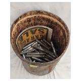 Metal Bucket w/ 5.5' Wedge Anchors