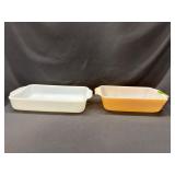 FireKing Peach Lustre #441- 1 Quart Loaf Pan
