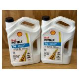 2- Shell Rotella 15w-40 Oil 1gal Jugs, new