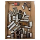Socket assortment 1/4ï¿½, 1/2ï¿½, 3/8ï¿½ Drive