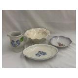 Pfaltzgraff Pitcher, Bowl, Serving Tray