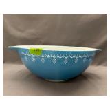 Vintage PYREX Blue Snowflake Garland Cinderella