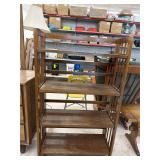 Collapsible Wood Shelf 4 Tier 27.5ï¿½x45.75ï¿½x11.5ï¿½