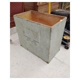 Vintage coppes inc. school equipment crate