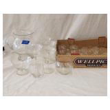 (16 pcs) Vintage Cut Glass Lot