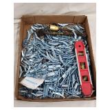 Lg Qty of Toggle Bolts Including Small Level