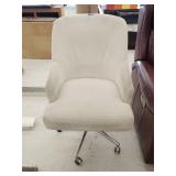 Padded swivel office chair