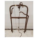 Antique hay carrier, 19' x 37'