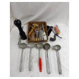 5- Vintage Westmark Fat off Aluminum Ladles