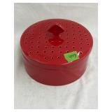Chantal Talavera Red Tortilla Warmer 7.5ï¿½ ,1.5qt