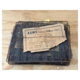 7- Vintage ACME Furnace Register Filters