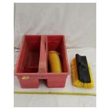 Plastic Dura Tote, 10' Brush Head, Air Hose