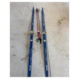 Trak Nowax Snow Skis 75ï¿½ & Poles 53ï¿½