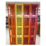 Metal 2 Tier Gym Lockers 48ï¿½x71.5ï¿½x12.5ï¿½