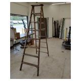 8' wood step ladder
