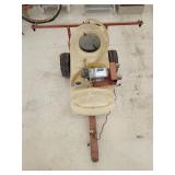 Kuker pull behind yard sprayer with 41' boom