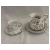 Norcrest Mini Pitcher and Bowl 4ï¿½