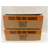 (2) 24 Packs of 2 Pairs Toasti Toes Foot Warmers