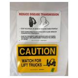 (5) Metal Reduce Disease Transmission Signs