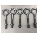 (5) 5/8ï¿½ Eye Bolts with Nuts & (4) 3/4ï¿½ Eye Bolts