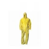 (1) 12 Pack Case - Condor Hooded Coveralls,Yellow