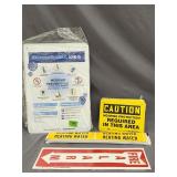 Industrial Sign & Sticker Lot