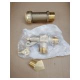 3 Brass water fittings