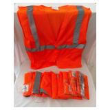 (9) Condor Zipper Mesh Vests ï¿½ Size Large