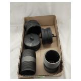 (2) 2.5'Threaded Nipple (3) DP300 Dust Plug