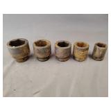 5 Proto 3/4' drive 6 point impact sockets