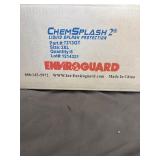 ChemSplash 6pk Collard Coverall Elastic Gray