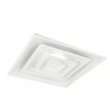 (4) Diffuser 23 3/4'Hï¿½23 3/4'W  Steel Cone White