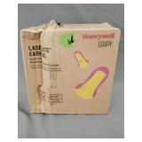 Box of Honeywell laser lite earplugs,