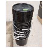 New MKS Plastic 2gal buckets w/lid  (7)