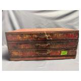 Vintage 3 Drawer Metal Organizer