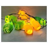 Working Vintage Plastic Owl Light Strand