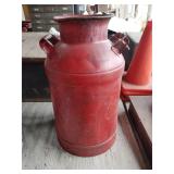 BURGER DAIRY milk can 23' tall