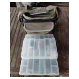 Flambeau AZ4 fishing pack with 3 organizers and