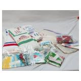 Vintage States Linens Lot Including Scarfs