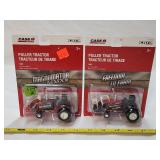 (2)NIB Ertl Case Metal Tractors 1/64Scale