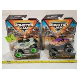 (2)NIB Monster Jam Alien Invasion/Velociraptor