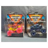 (2) Monster Jam 1:64 Scale Die-Cast Trucks NIB -